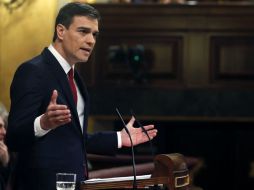 Si Sánchez no alcanza la mayoría de votos, se repetirá el proceso el viernes 4. EFE / J. Lizón