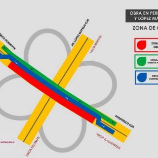 Este martes inician cierres en Periférico y López Mateos