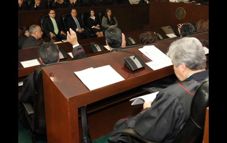 En la resolución que emitió la corte, se establece que los cargos de los magistrados tendrán una duración de siete años. NTX / ARCHIVO