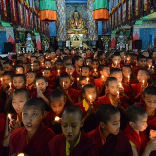 Un monje budista se inmola en China