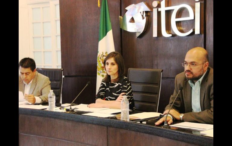 Imagen de la sesión del Itei que se realizó este miércoles. ESPECIAL / Itei