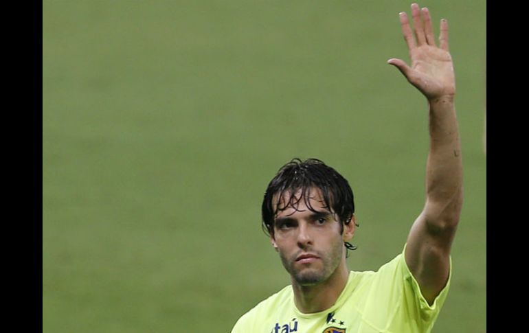 Kaká regresa a la Verdeamarella previo a la Copa Centenario. AP / ARCHIVO