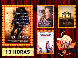 Estos son algunos de los estrenos que renuevan la cartelera local. EL INFORMADOR /