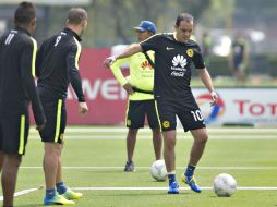 El edil de Cuernavaca participó en la práctica del cuadro de Coapa. MEXSPORT / J. Ramírez