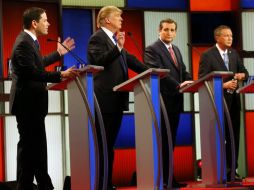 Cuando se le preguntó a Donald Trump si apoyaría al candidato republicano si no fuera él, también dijo que sí. AP / P. Sancya