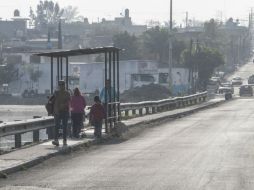 Las calles de Las Pintas parecen sacadas de una película. Asemeja neblina pero es contaminación. EL INFORMADOR / R. Tamayo