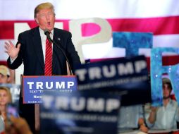 El candidato republicano señala que utilizaría todo su poder legal para detener a los enemigos terroristas de ser presidente. EFE / D. Anderson