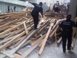 El derrumbe se produce cuando trabajadores realizaban labores de albañilería en una parte de la estructura. NTX / ARCHIVO