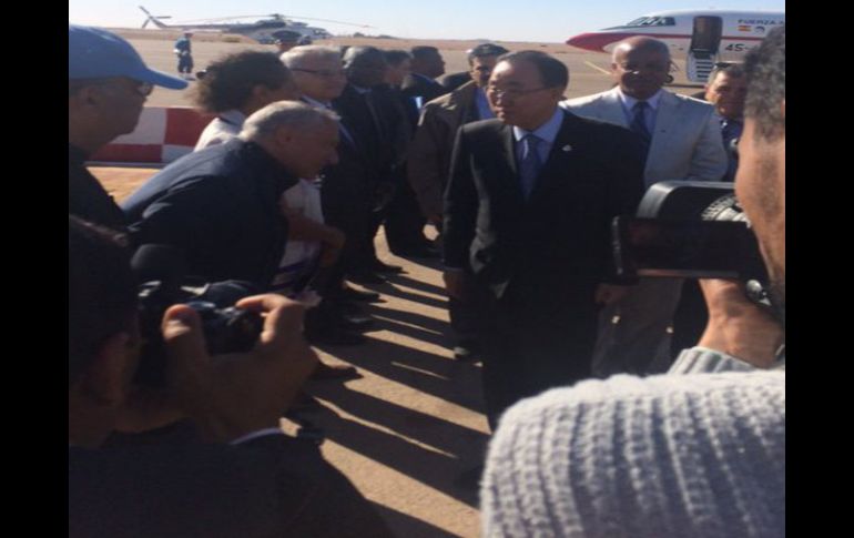 Ban Ki-moon se reunirá el domingo con el presidente argelino, quien apoya a los saharauis. TWITTER / @UN_Spokesperson