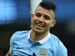 Las dos aportaciones del ''Kun'' se dan a los minutos 50 y 60 del encuentro. AFP / P. Ellis