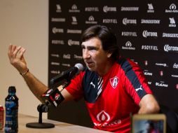 El timonel de los Rojinegros defendió el esfuerzo y actitud de sus jugadores. EL INFORMADOR / ARCHIVO