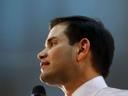 Rubio no superó el tercer sitio en las cuatro elecciones republicanas y asambleas partidarias del sábado. EFE / T. Llorca