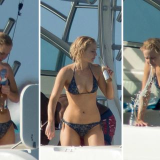 Captan a Jennifer Lawrence disfrutando de las Bahamas