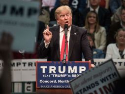 El muro se ha convertido en unos de los puntos irrenunciables de la campaña presidencial de Trump. AFP / S. Rayford