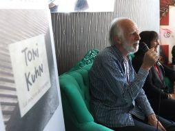 Toni Kuhn expresó sentirse halagado de formar parte de las actividades artísticas del FICG. EL INFORMADOR / P. Franco