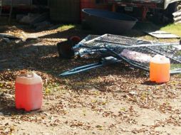 La finca estaba acondicionada como centro de almacenamiento y distribución. TWITTER / @PGR_Jal