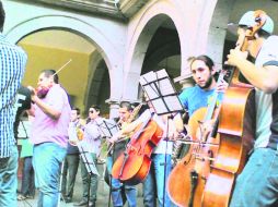 Con el “Danzón número 2”, los músicos de la Orquesta Sinfónica de Zapopan mostraron su descontento. EL INFORMADOR / A. Muñiz
