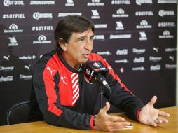 El técnico Gustavo Costas informó que Gonzalo Bergessio salió con una ligera molestia en el gemelo. EL INFORMADOR / ARCHIVO