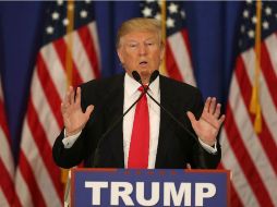 Donald Trump durante una conferencia de prensa. AFP / J. Raedle