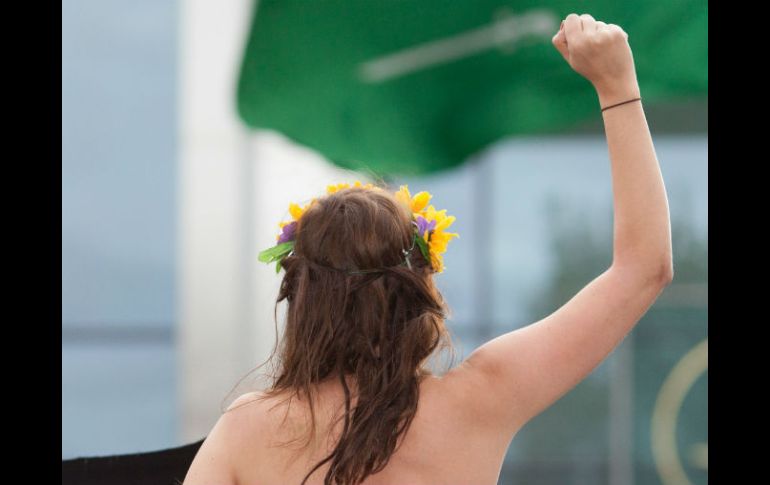 En un estado con temperaturas frías, el riesgo de una desnudez parece bajo. AFP / ARCHIVO