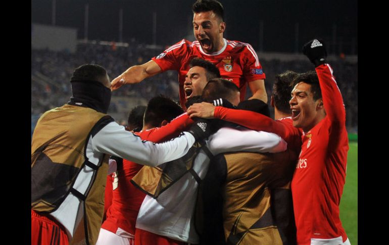 El cuadro portugués sale victorioso de Rusia. AFP / A. Maltsev