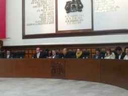 Imagen de la sesión del Ayuntamiento de Guadalajara este miércoles. TWITTER / @GuadalajaraGob