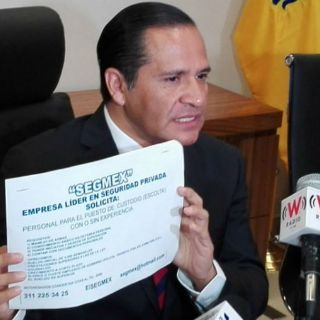 Cártel reclutaba por medio de agencia de seguridad fantasma: Almaguer