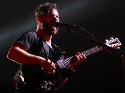 En el escenario, el vocalista expresó 'Muchas gracias México. Finalmente en México'. NTX / I. Hernádez