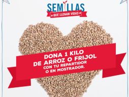 La meta es recolectar en dos meses 42 toneladas de arroz y frijol para combatir la pobreza alimentaria en México. FACEBOOK / Domino´s Pizza