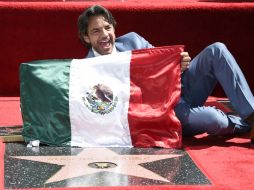 Al tomar la palabra, Derbez agradeció a sus hermanos latinos por ponerlo donde está. AP / C. Pizzello