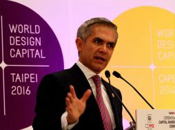 Miguel Ángel Mancera afirma que actualmente se ha vuelto importante mostrarle a la ciudadanía qué es lo que tienen. NTX / ARCHIVO