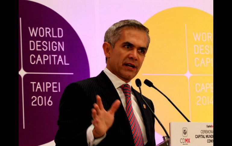 Miguel Ángel Mancera afirma que actualmente se ha vuelto importante mostrarle a la ciudadanía qué es lo que tienen. NTX / ARCHIVO