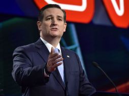 Ted Cruz, el segundo en la contienda interna republicana, en Raleigh. EFE / D. Scott