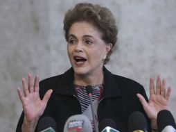 La mandataria repudia la reciente denuncia y pedido de prisión preventiva contra el líder izquierdista. EFE / E. Peres