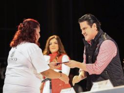 En conjunto, representan una inversión de 307 mil 050 pesos, repartidos entre todas las beneficiarias. TWITTER / @AristotelesSD