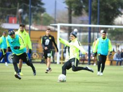 El América entrenó a puerta cerrada en las instalaciones de Coapa. TWITTER / @ClubAmerica