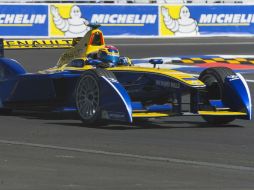 Sébastien Buemi. El líder de la competencia hace el reconocimiento de la pista del Autódromo Hermanos Rodríguez. MEXSPORT / O. Aguilar