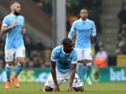 El Manchester City queda prácticamente fuera de posibilidades del título de la Liga Premier. AFP / L. Parnaby