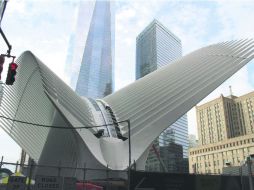 Equilibrio. Vista externa de la estación. Es la última pieza que completa la reconstrucción de la llamada “Zona Cero”. NTX /