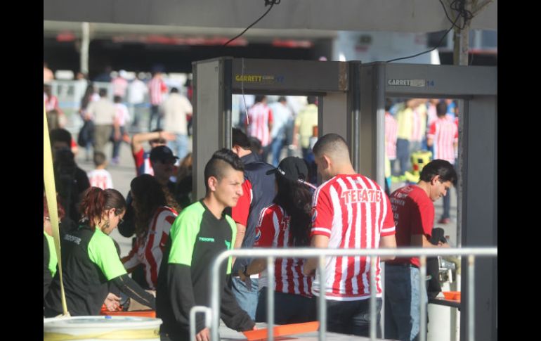 Los filtros de seguridad no eran tan rigurosos como se había anunciado. EL INFORMADOR / A. Hinojosa