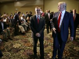Trump dijo que el incidente posiblemente ''fue inventado''. AP / ARCHIVO