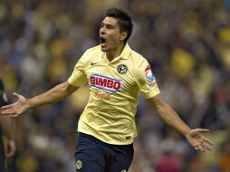 El jugador del América, Goltz, recibió la suspensión por 'ser culpable de juego brusco'. MEXSPORT / ARCHIVO