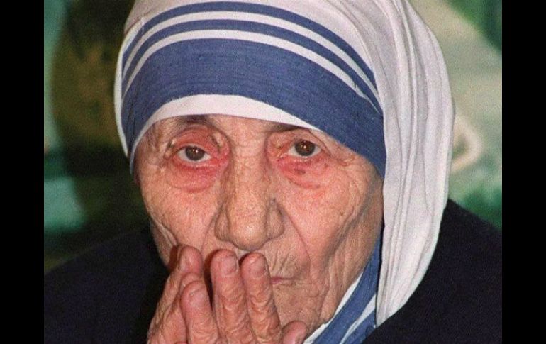 Madre Teresa, cuyo nombre original era Anjeze Gonxhe Bojaxhiu, nació el 26 de agosto de 1910 en Skopje. EFE / ARCHIVO