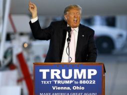 Trump aparece ahora con 460 de los mil 237 delegados que requiere. AP / G. Puskar