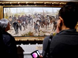 La muestra incluye 110 cuadros, que pertenecieron a grandes colecciones del pasado. AFP / V. Pinto