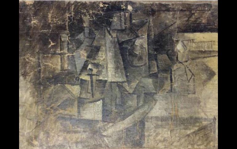 El cuadro estaba resguardado en los almacenes del Pompidou cuando alguien lo hurtó; sufrió un deterioro importante. ESPECIAL /