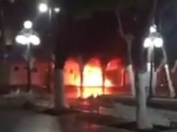 Al menos seis arcos del inmueble, edificado en estilo toscano y que sirvió de alojamiento a los gobernantes y virreyes, quedan dañados. YOUTUBE / Humberto Gutiérrez Robles