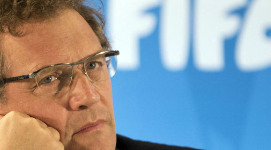 La FIFA suspendió el mes pasado a Valcke por 12 años del futbol. AP / ARCHIVO