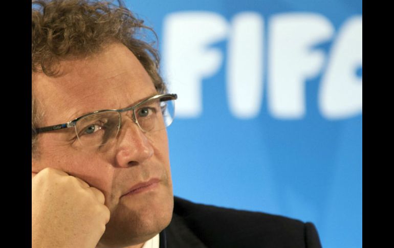La FIFA suspendió el mes pasado a Valcke por 12 años del futbol. AP / ARCHIVO