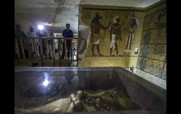 Material orgánico en una cámara dentro de la tumba de Tutankamon revela que pudo haber sido enterrada ahí. AFP / ARCHIVO